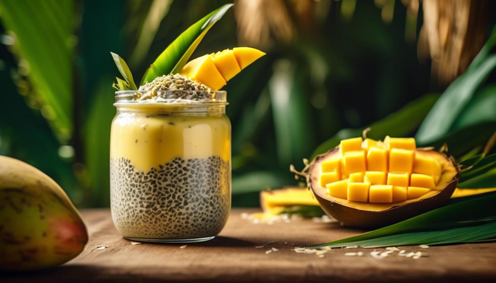 delicious tropical chia pudding