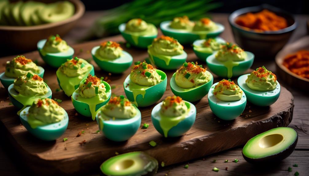 delicious twist on deviled eggs