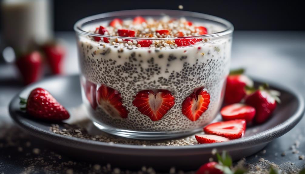 delicious vegan chia dessert