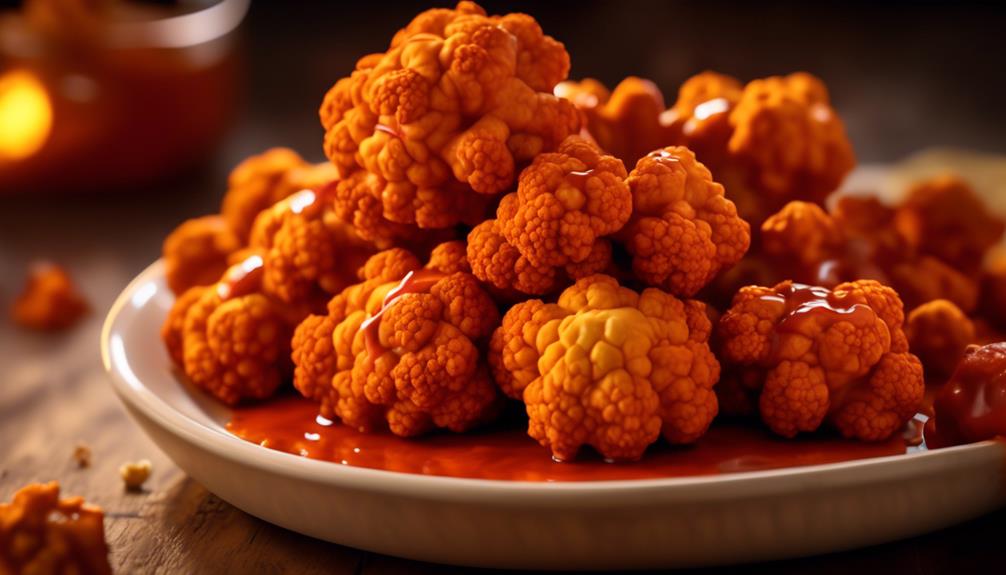 delicious vegetarian buffalo cauliflower