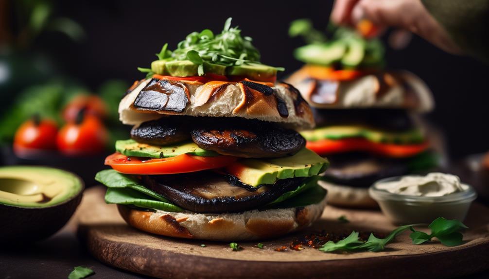 delicious vegetarian burger alternative