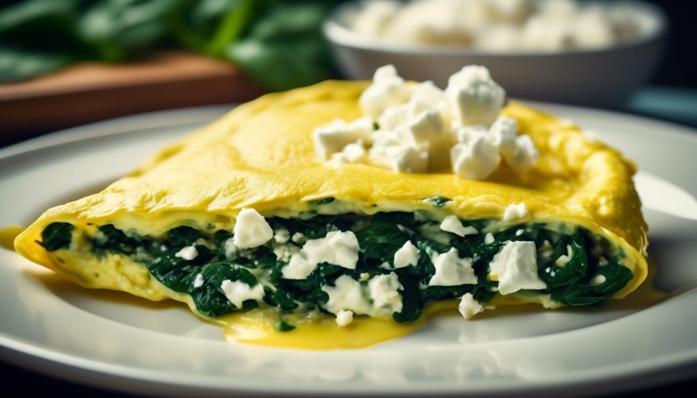 delicious vegetarian omelet recipe