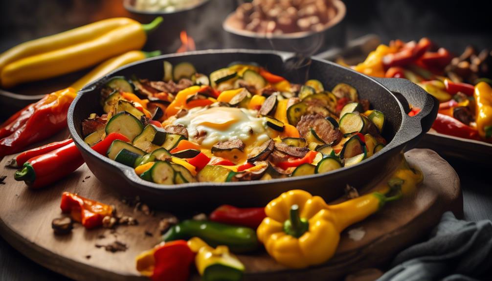 delicious vegetarian skillet recipe