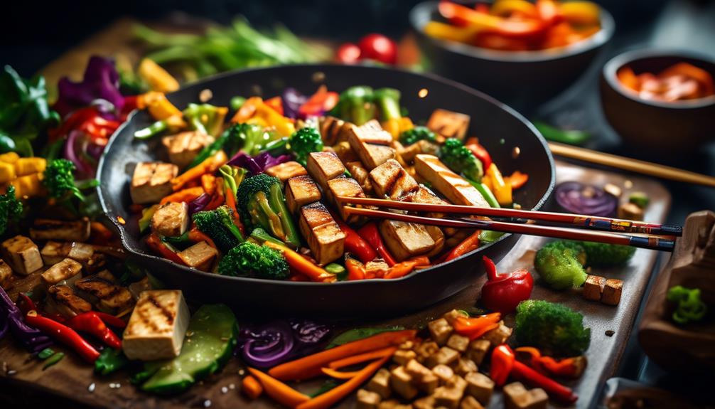 delicious vegetarian stir fry