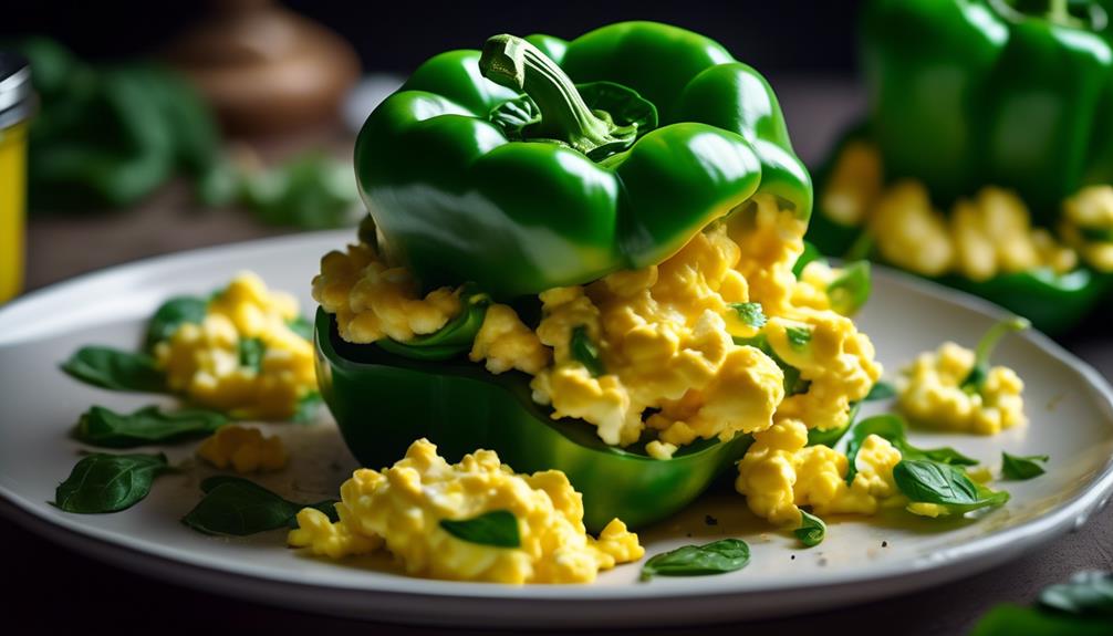 delicious vegetarian stuffed peppers