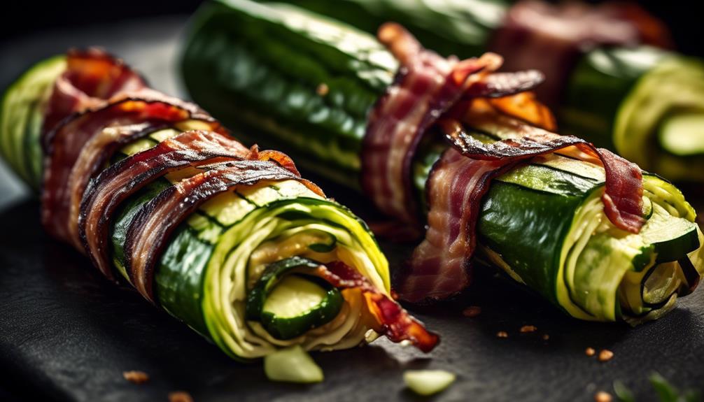 delicious zucchini and bacon