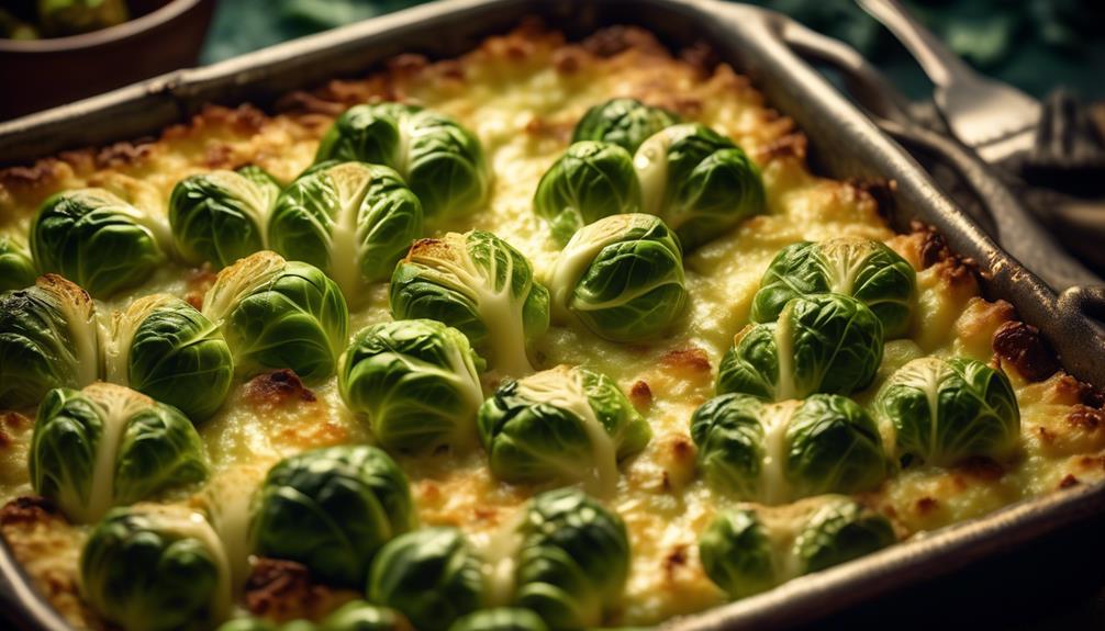 deliciously cheesy brussels sprouts