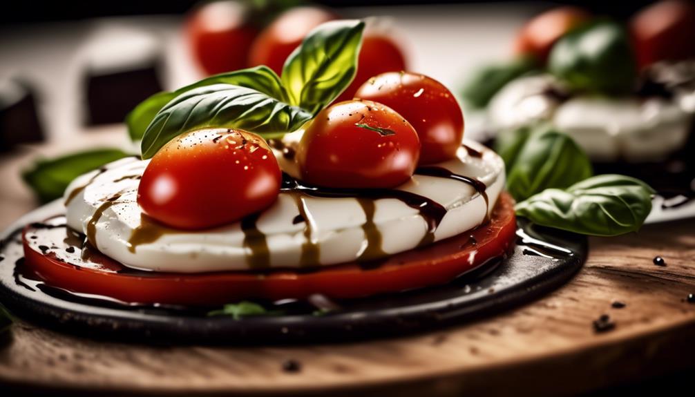 deliciously fresh caprese salad