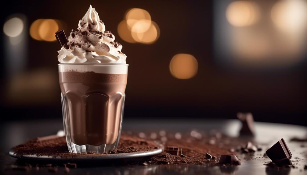 deliciously refreshing chocolate espresso