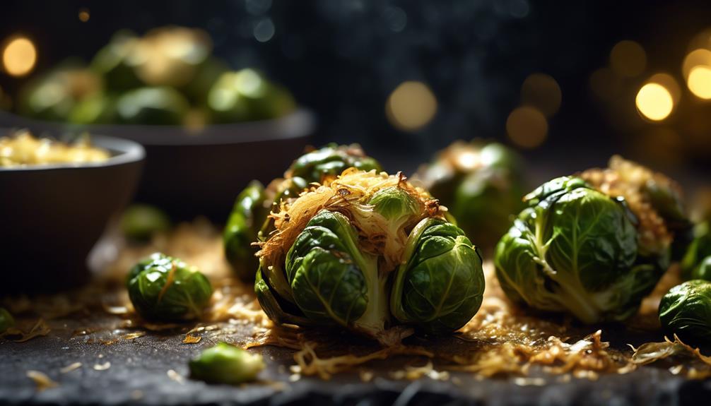 deliciously roasted brussels sprouts