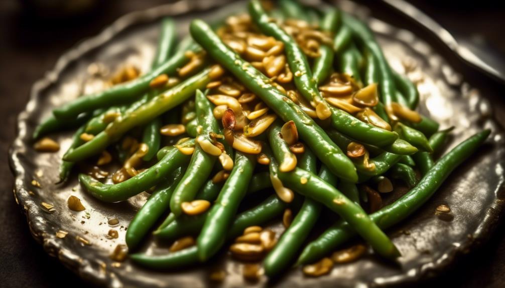 deliciously seasoned green beans