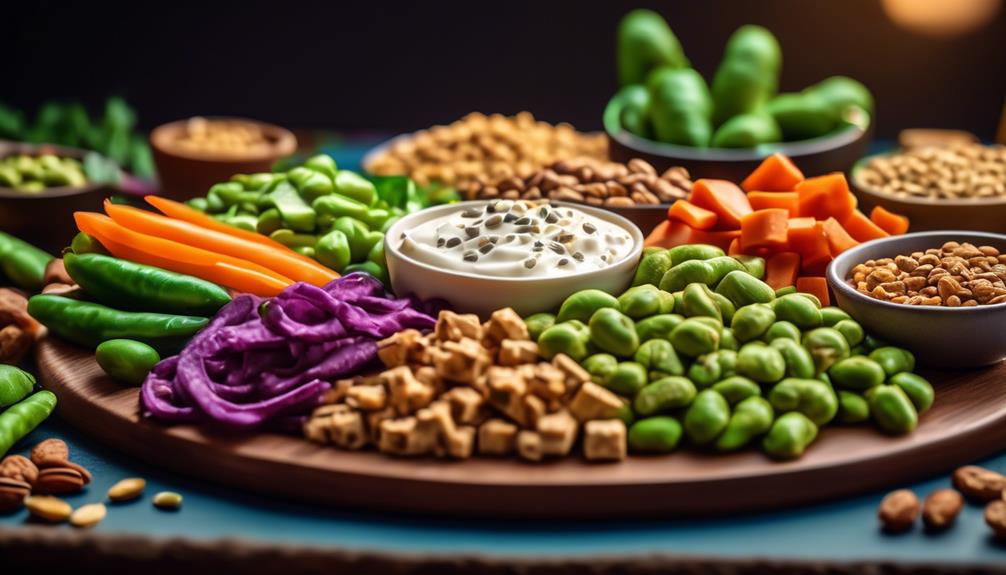 diverse options for plant based protein