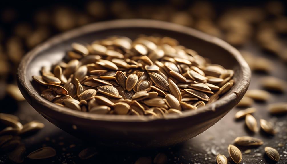 edible seeds from sunflowers