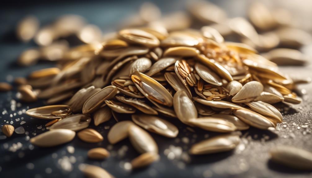 edible seeds of sunflowers