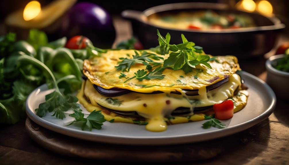 eggplant and provolone combination