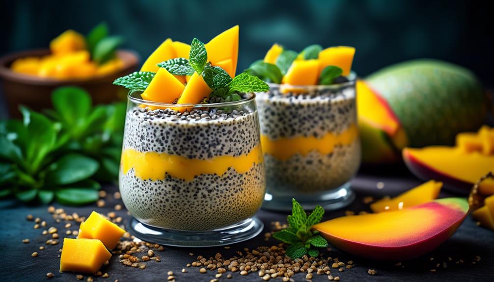 exotic fruit meets healthy dessert