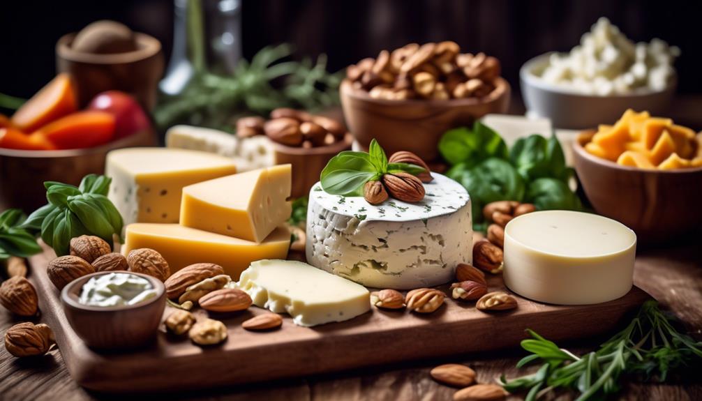 exploring bold flavors with nut based cheeses