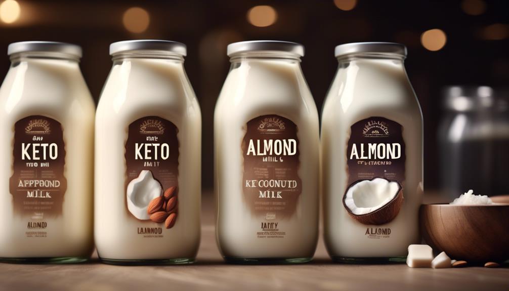 exploring keto friendly milk substitutes