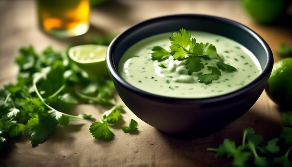 flavorful citrus dressing with cilantro