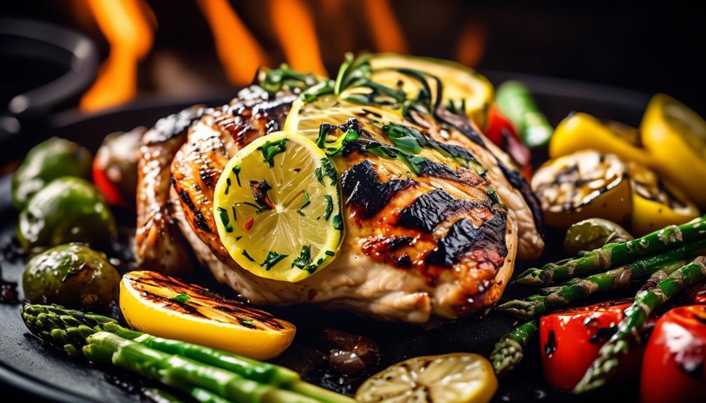 flavorful grilled chicken dish