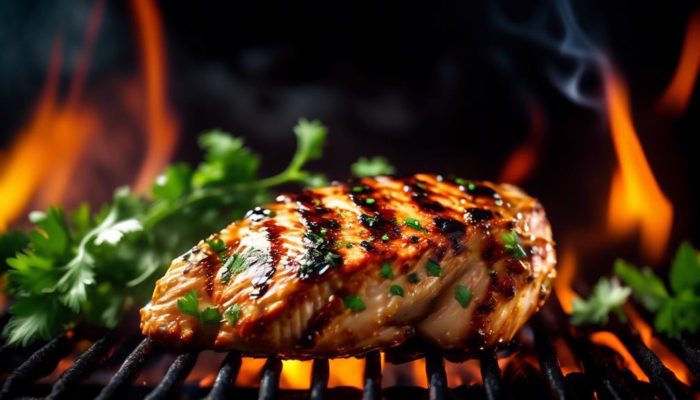 flavorful grilled chicken with cajun spices