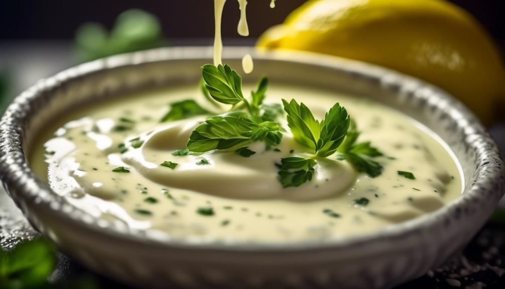 flavorful lemon garlic condiment