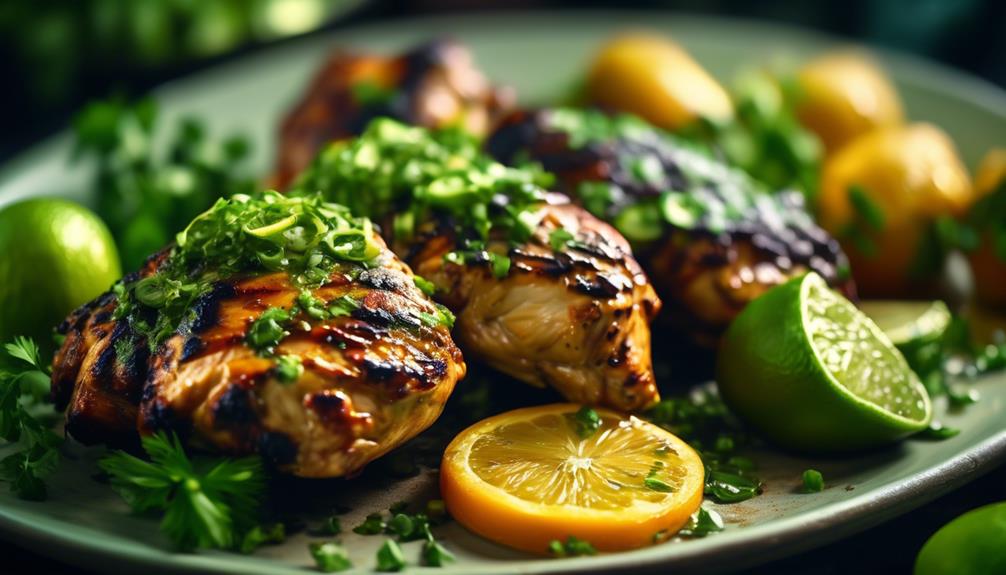 flavorful marinated chicken thighs