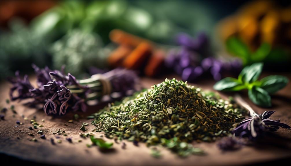 flavorful mix of herbs