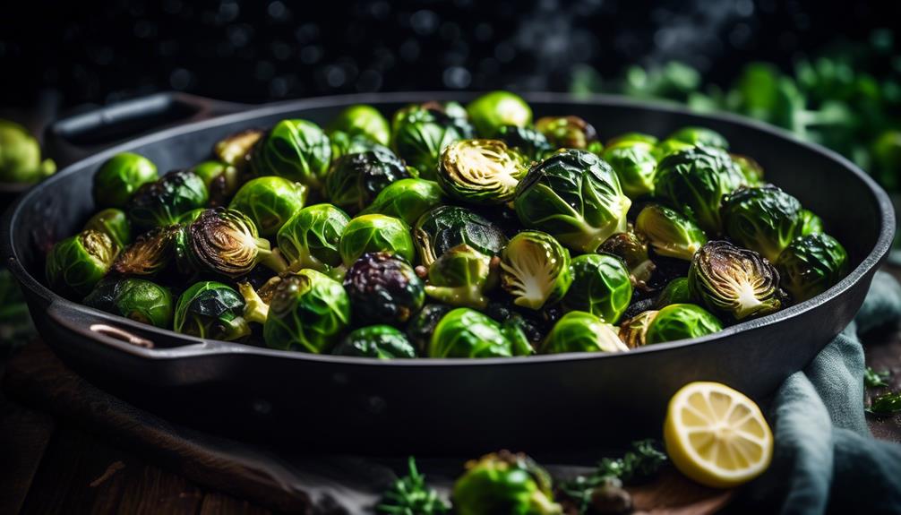 flavorful roasted brussels sprouts