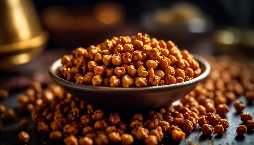 flavorful roasted chickpea snack