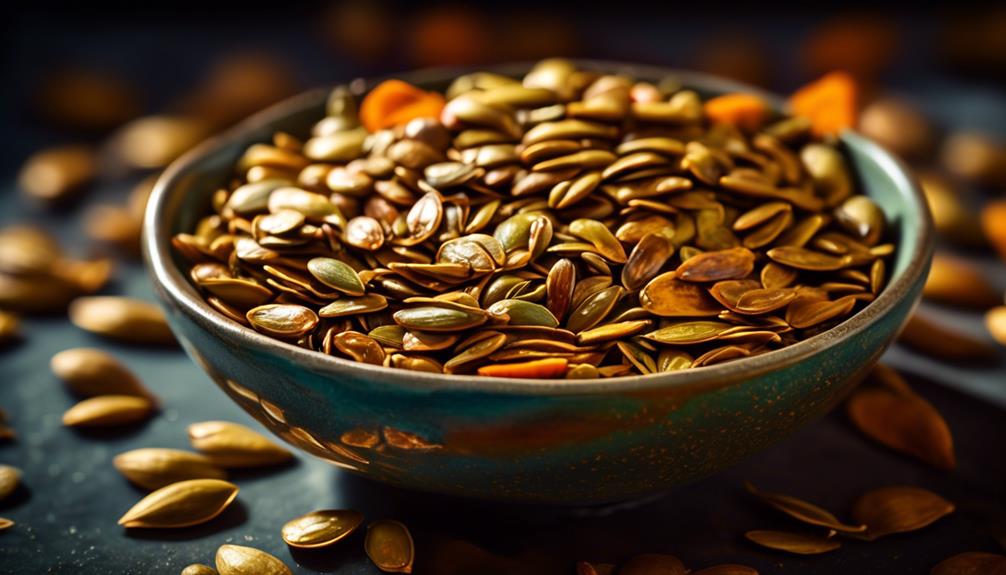 flavorful roasted pumpkin seeds