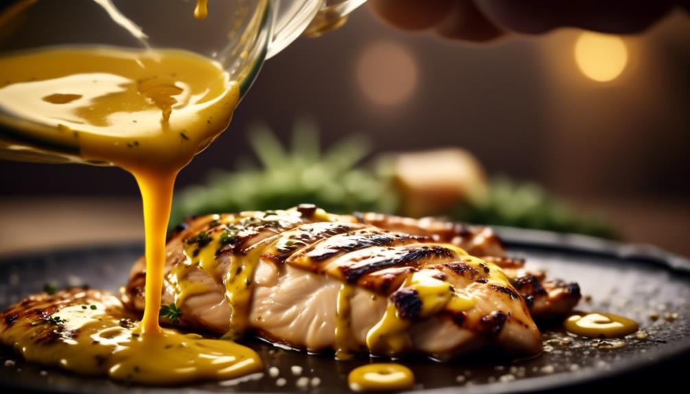 flavorful sauce with mustard