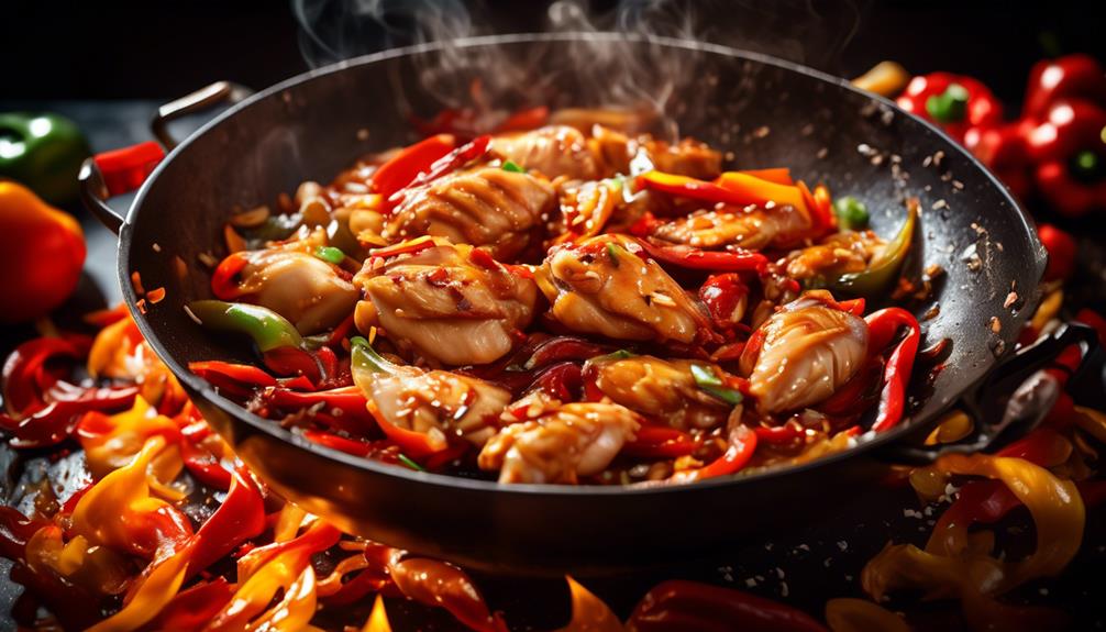 flavorful stir fry with chicken