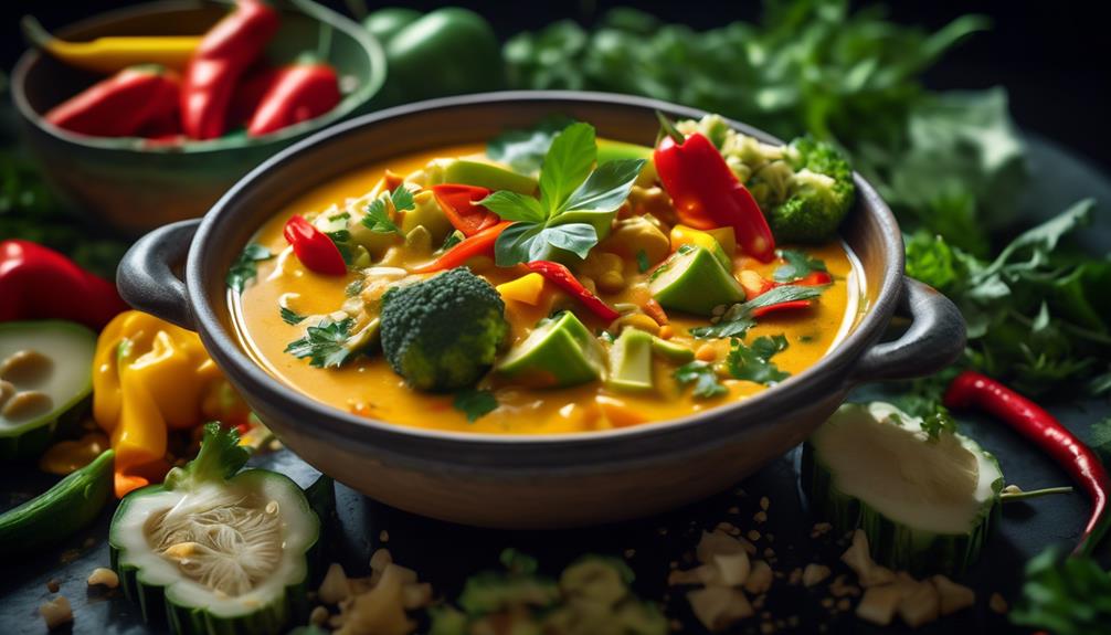 flavorful thai coconut curry