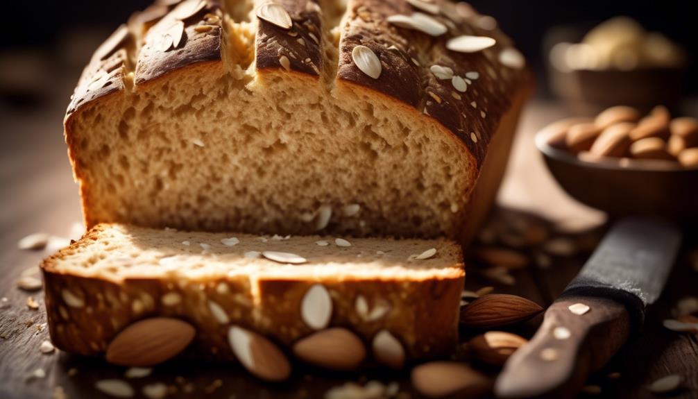 gluten free bread made with almond flour