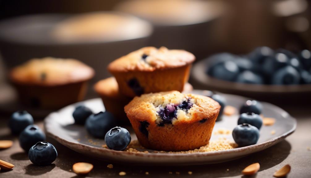 gluten free muffins with almonds