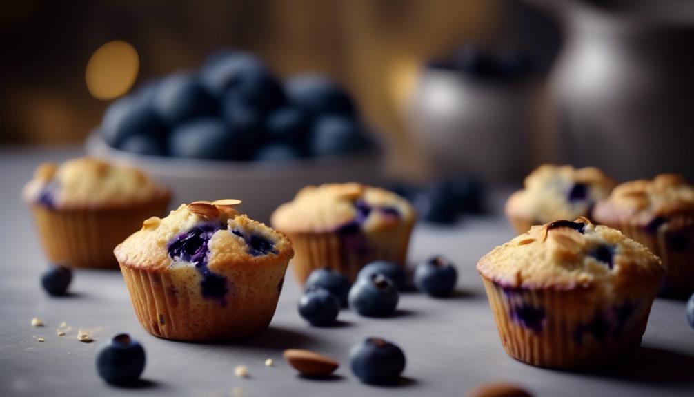 gluten free muffins with blueberries