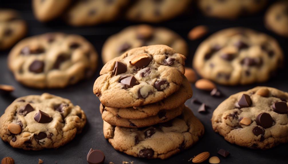 gluten free nutty chocolatey cookies