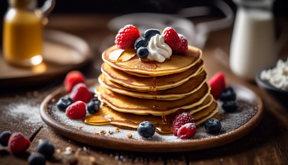 gluten free pancakes made with almond flour