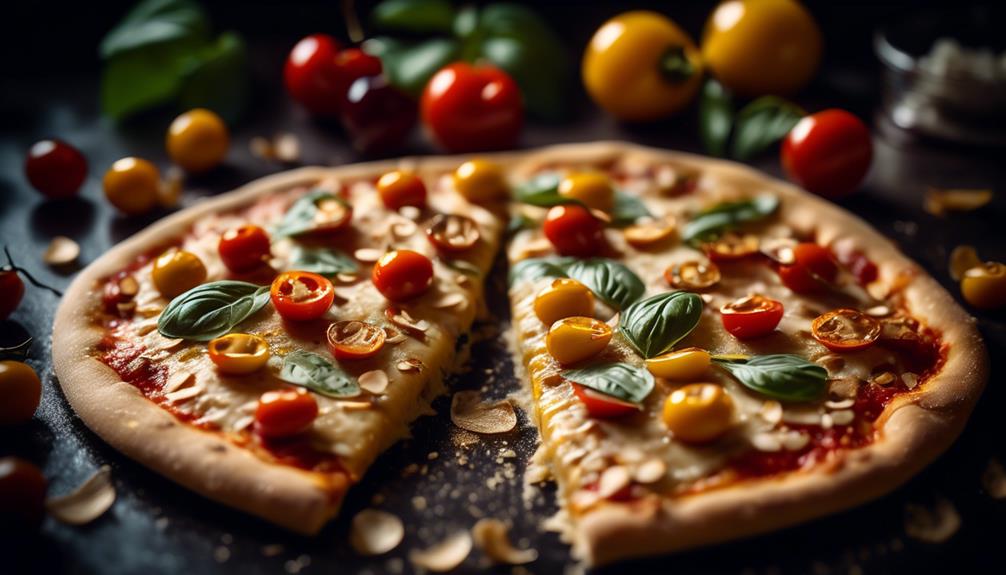 gluten free pizza with almonds