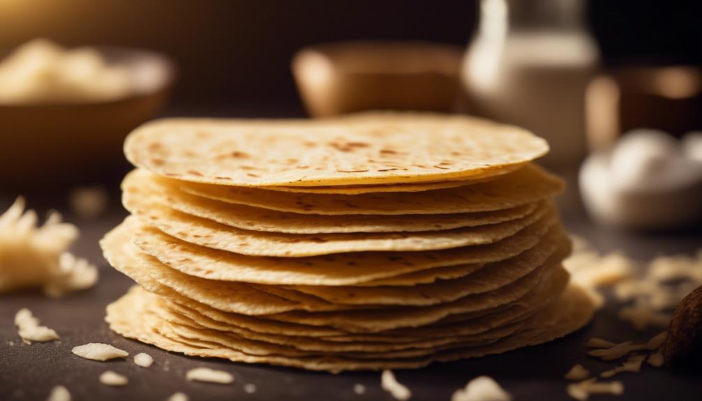 gluten free tortillas made with coconut flour