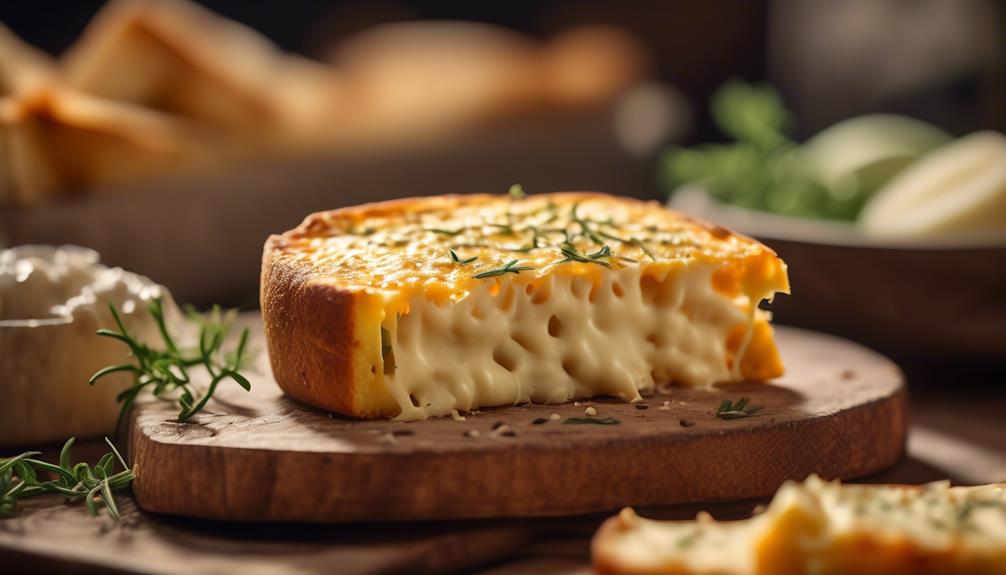 gooey savory cheese bread