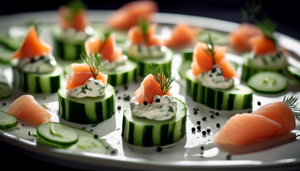 gourmet cucumber appetizer recipe