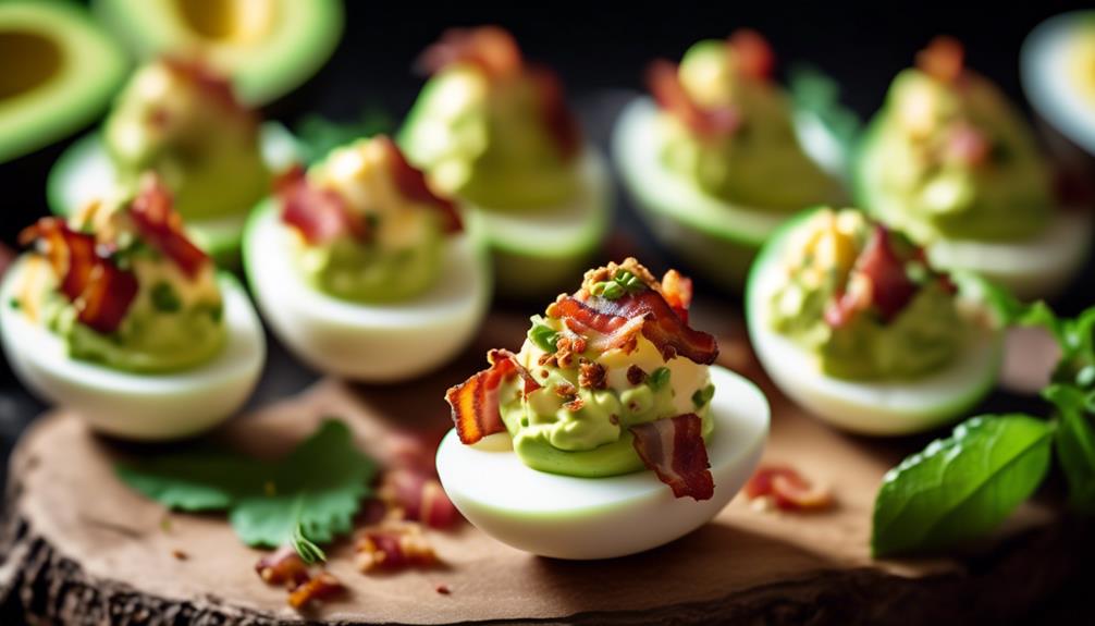 gourmet twist on deviled eggs