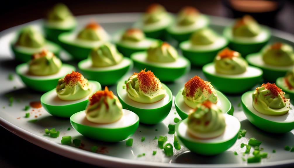 gourmet twist on deviled eggs