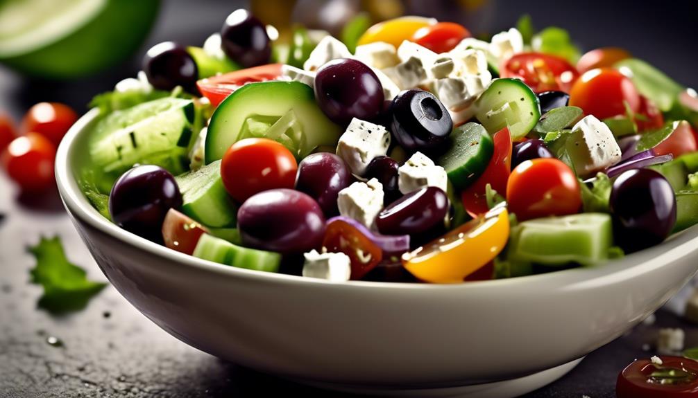 greek salad with feta