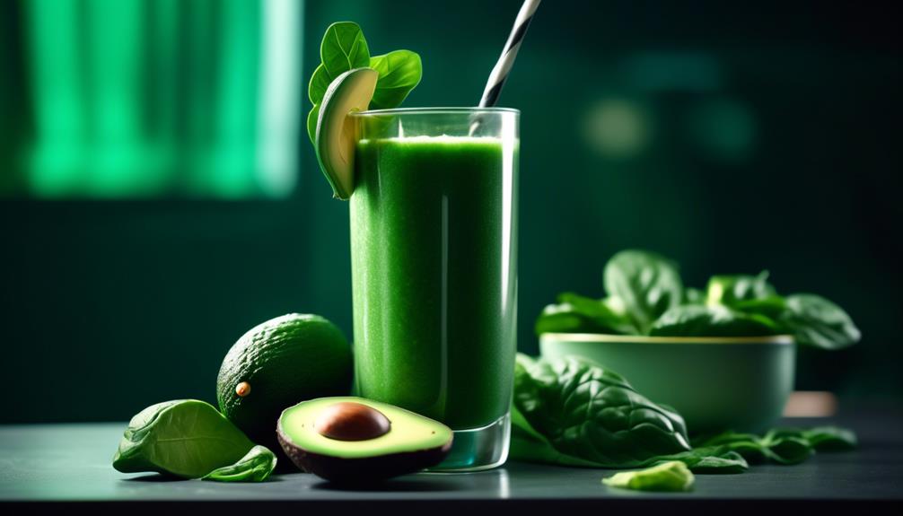 green and nutritious smoothie