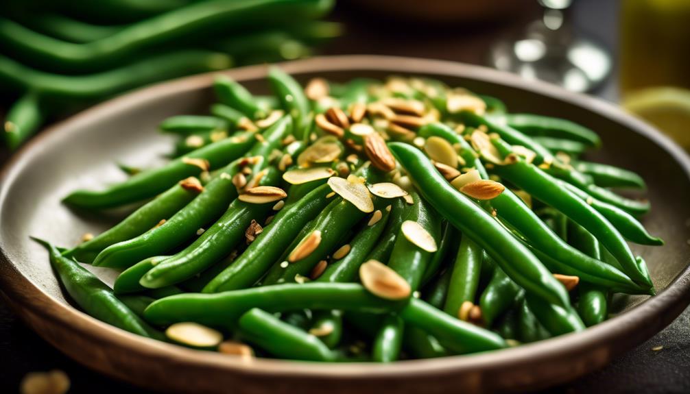 green beans with almonds