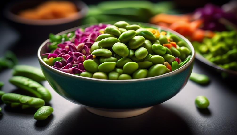 green soybean snack