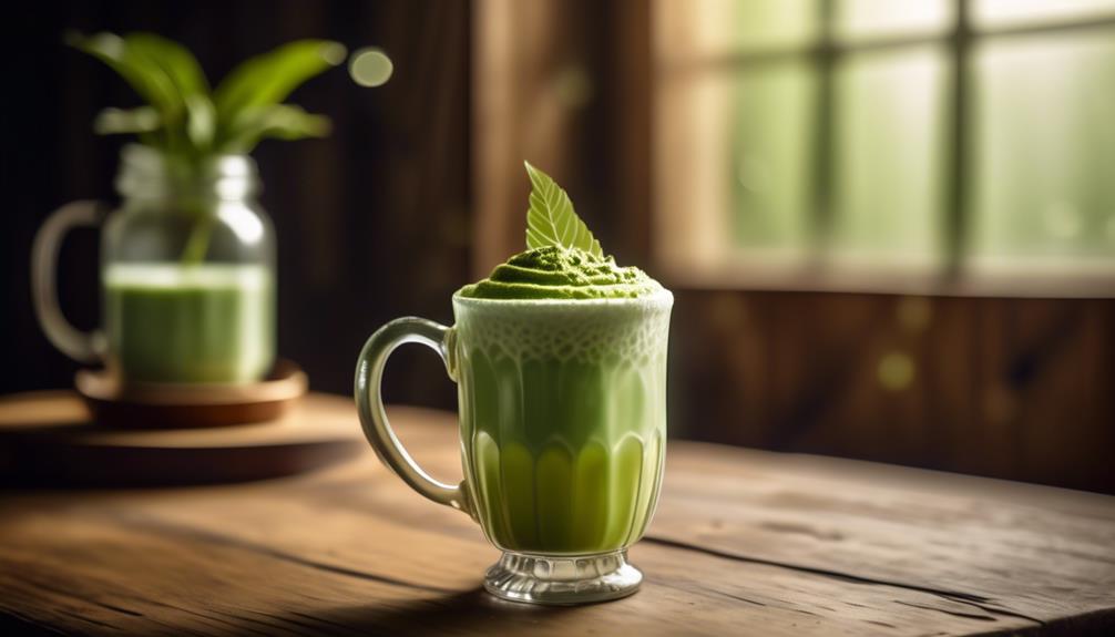 green tea latte recipe